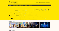 Desktop Screenshot of devent4u.com